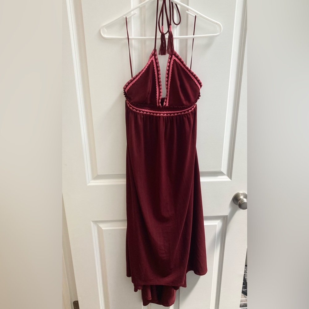 Express Halter Maxi Dress